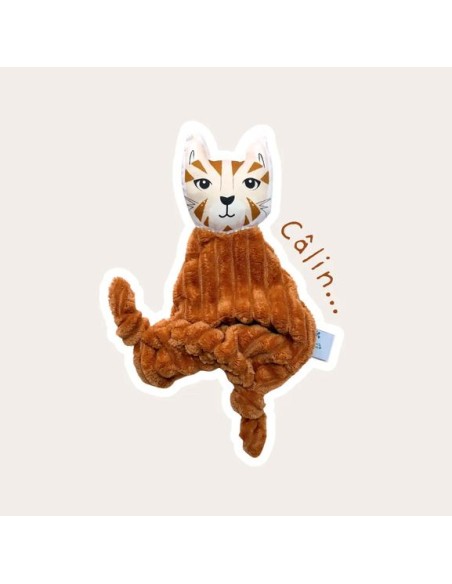 Doudou Chat teddy camel- CAROTTE & CIE 0+