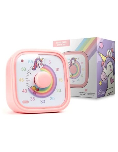 Minuteur visuel / Horloge/ timer licorne