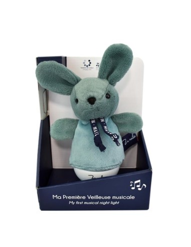 Veilleuse musicale culbuto – Lapin Vert Sauge...
