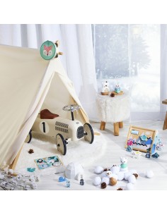 Tente canadienne en bois et coton - VILAC 3+ 2