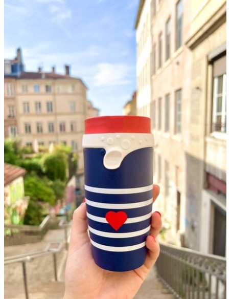 Mug isotherme - made in France - TWIZZ 350ml Bachi Love - NEOLID