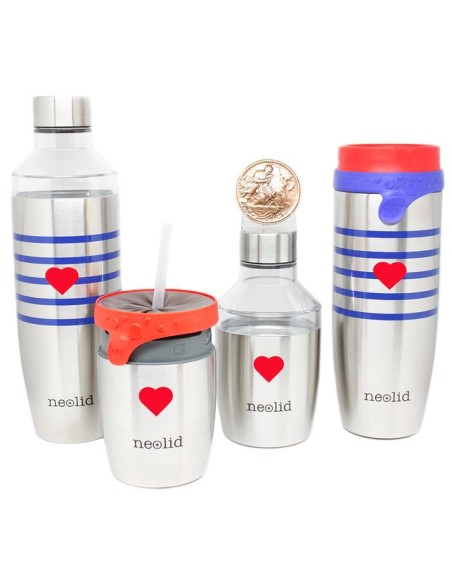Gourde bouteille isotherme - made in France - 400ml Crush - Inox - NEOLID
