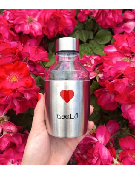 Gourde bouteille isotherme - made in France - 400ml Crush - Inox - NEOLID