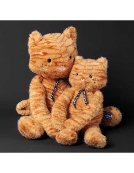 Peluche Rooxy Chat Méloé - Peluche artisanale  37 cm - MAÏLOU 0+