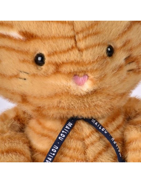 Peluche Rooxy Chat Méloé - Peluche artisanale  37 cm - MAÏLOU 0+
