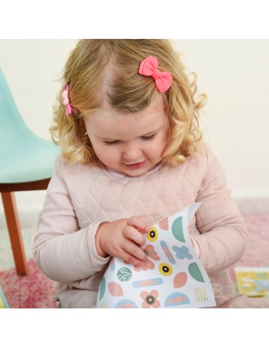 6 cartes + 100 stickers Bébés ANIMAUX - POPPIK 2+