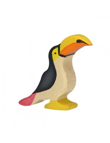 Toucan - animaux de la jungle - figurine en bois HOLZTIGER