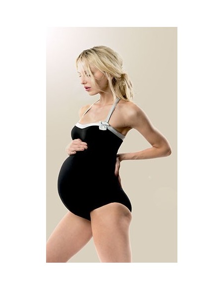 Maillot de grossesse Copacabana noir Les Ultraviolettes