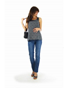 Blouse de maternité Luna noir - De mois en moi 2