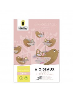 Kit créatif Mes Oiseaux Poétiques - PIROUETTE CACAHOUETE 4+