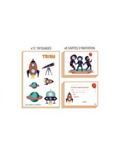 Cartes d'anniversaire Ma tribu - Les Jouets libres
