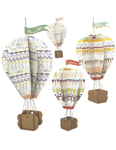 Kit créatif Mes Montgolfières de Rêve - PIROUETTE CACAHOUETE 7+