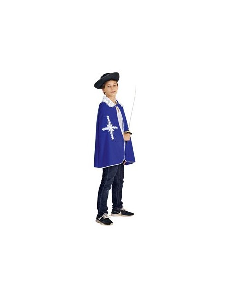 Déguisement enfant cape mousquetaire LE PANACHE BLANC