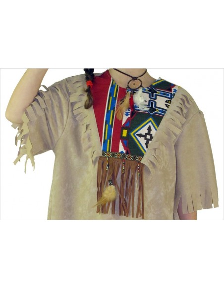 Déguisement enfant indienne LE PANACHE BLANC