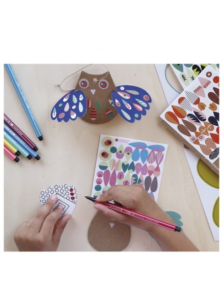 Kit créatif Mes Arty Chouettes - PIROUETTE CACAHOUETE 4+