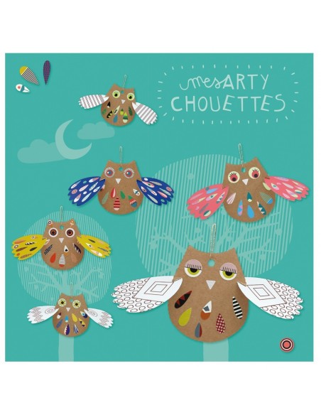 Kit créatif Mes Arty Chouettes - PIROUETTE CACAHOUETE 4+