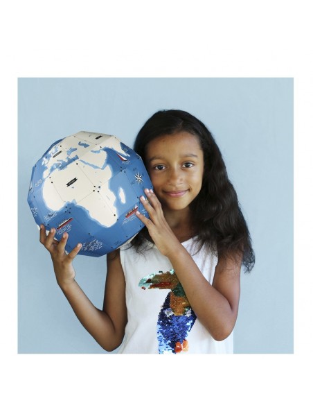 Kit créatif Mon GLOBE Terrestre - PIROUETTE CACAHOUETE 7+