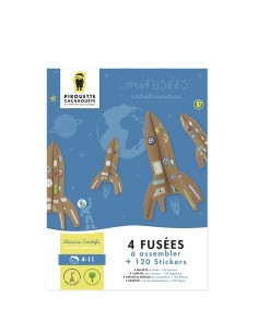 Kit créatif Mes Fusées extraterrestres - PIROUETTE...