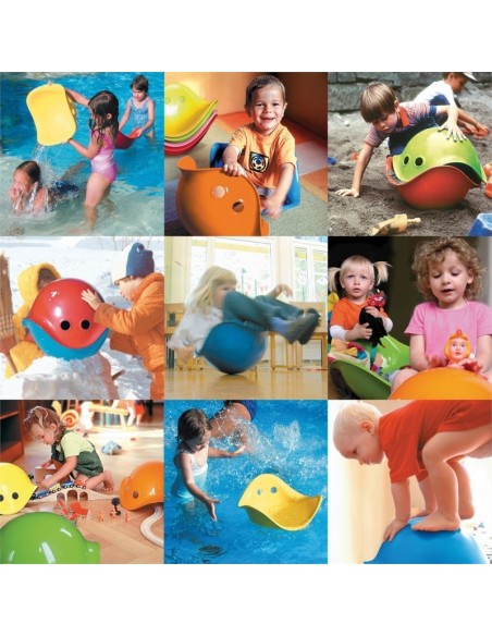 Bilibo rouge - jeu d'équilibre et jeu libre - MOLUK 2+