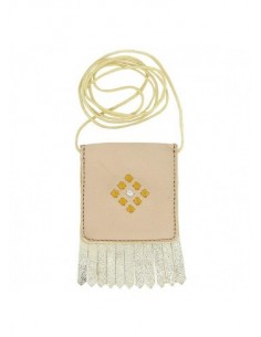 Collier pochette Billie peau platine EZPZ Easy Peasy