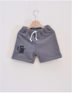 Short molleton coton bio - La Queue Du Chat