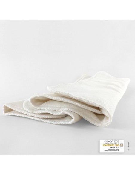 2 Absorbants lavables en coton bio - couche lavable HAMAC