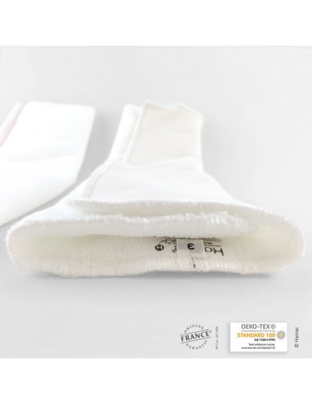 2 Absorbants lavable en Microfibre - couche lavable HAMAC