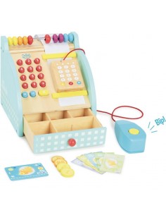 Caisse enregistreuse en bois Jour de Marché - VILAC 3+ 2