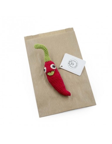Hochet Willy le piment en coton bio - MYUM 0+