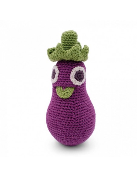 Hochet Ernestine l'Aubergine - MYUM 0+