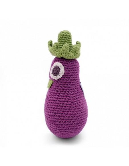 Hochet Ernestine l'Aubergine - MYUM 0+