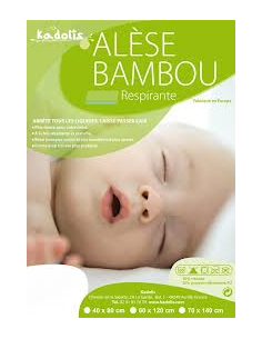 Alèse lit bébé et enfant en bambou green clim - KADOLIS