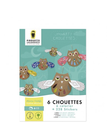 Kit créatif Mes Arty Chouettes - PIROUETTE CACAHOUETE 4+
