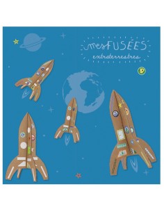 Kit créatif Mes Fusées extraterrestres - PIROUETTE... 2