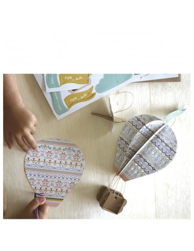 Kit créatif Mes Montgolfières de Rêve -...