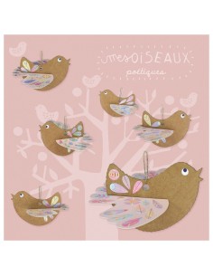Kit créatif Mes Oiseaux Poétiques - PIROUETTE CACAHOUETE 4+ 2