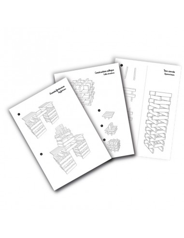 Batibloc classic - 200 planchettes en bois...