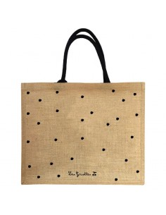 Cabas en jute Merci Maîtresse LES GRIOTTES 2