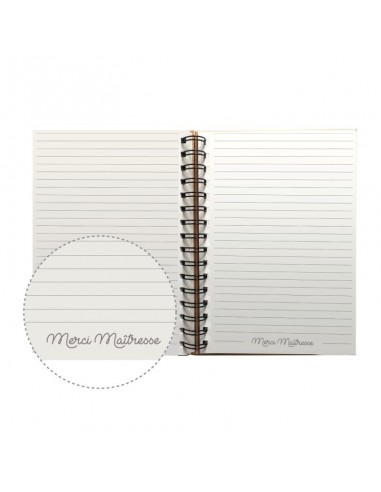 Carnet Merci maîtresse - LES GRIOTTES