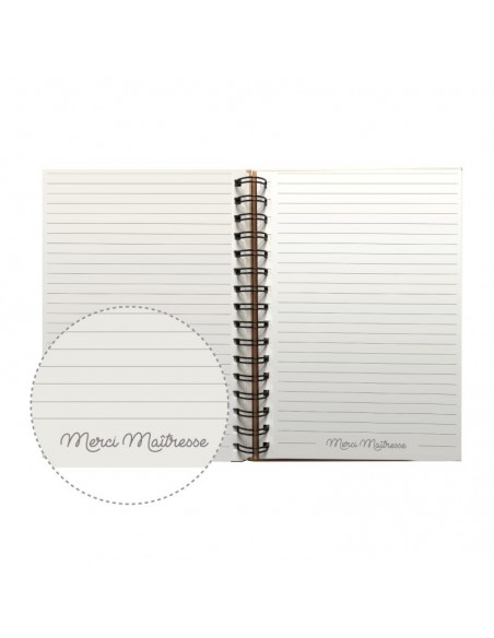 Carnet Merci maîtresse - LES GRIOTTES