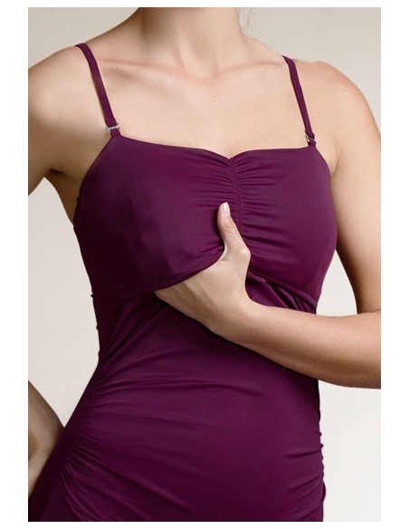 Maillot de Bain noir grossesse et allaitement Fast Food Boob