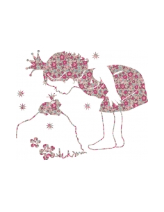 stickers rêve de petite fille