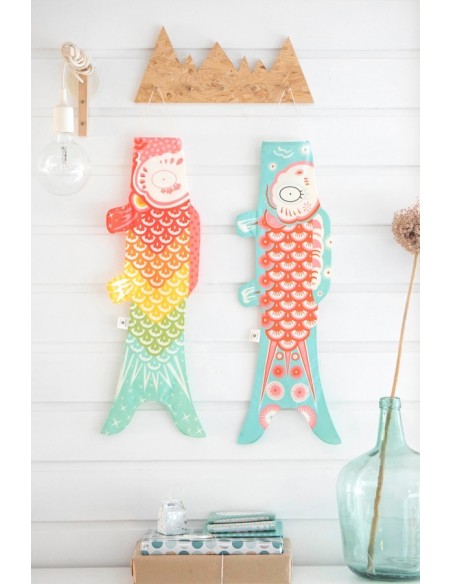 Koinobori Bleu lumière (S) MADAME MO