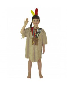 Déguisement enfant indienne LE PANACHE BLANC