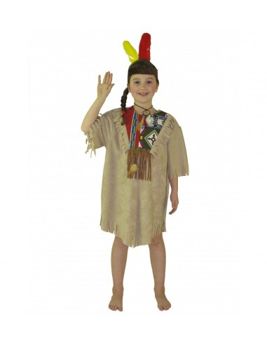 Déguisement enfant indienne LE PANACHE BLANC