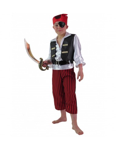 Déguisement enfant pirate luxe LE PANACHE BLANC