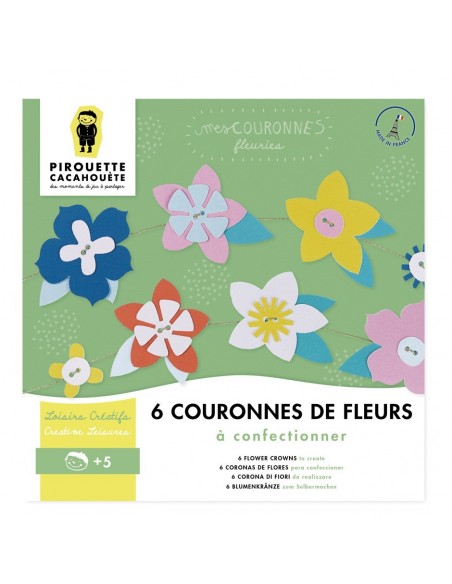 Kit créatif mes Couronnes de Fleurs à créer - PIROUETTE CACAHOUETE 5+
