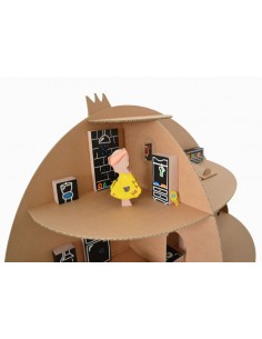 Maison de poupée Hacienda en carton - PAULETTE & SACHA 2