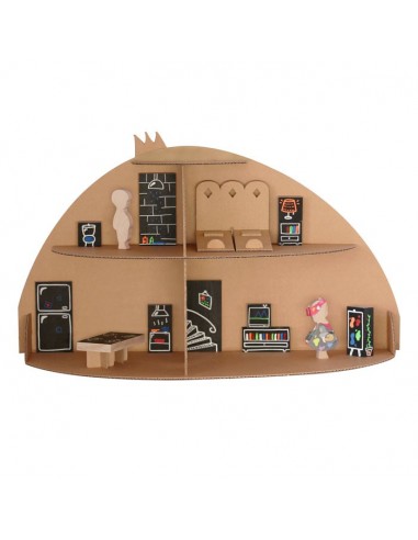 Mobilier de poupée Hacienda en bois - PAULETTE...