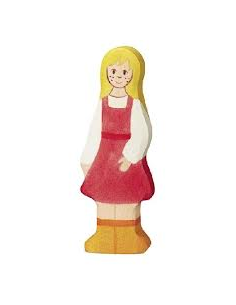 Fille de paysan - personnage de la ferme - figurine en...